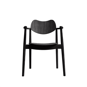 Ro Collection Regatta Dining Chair Black Lacquered Oak