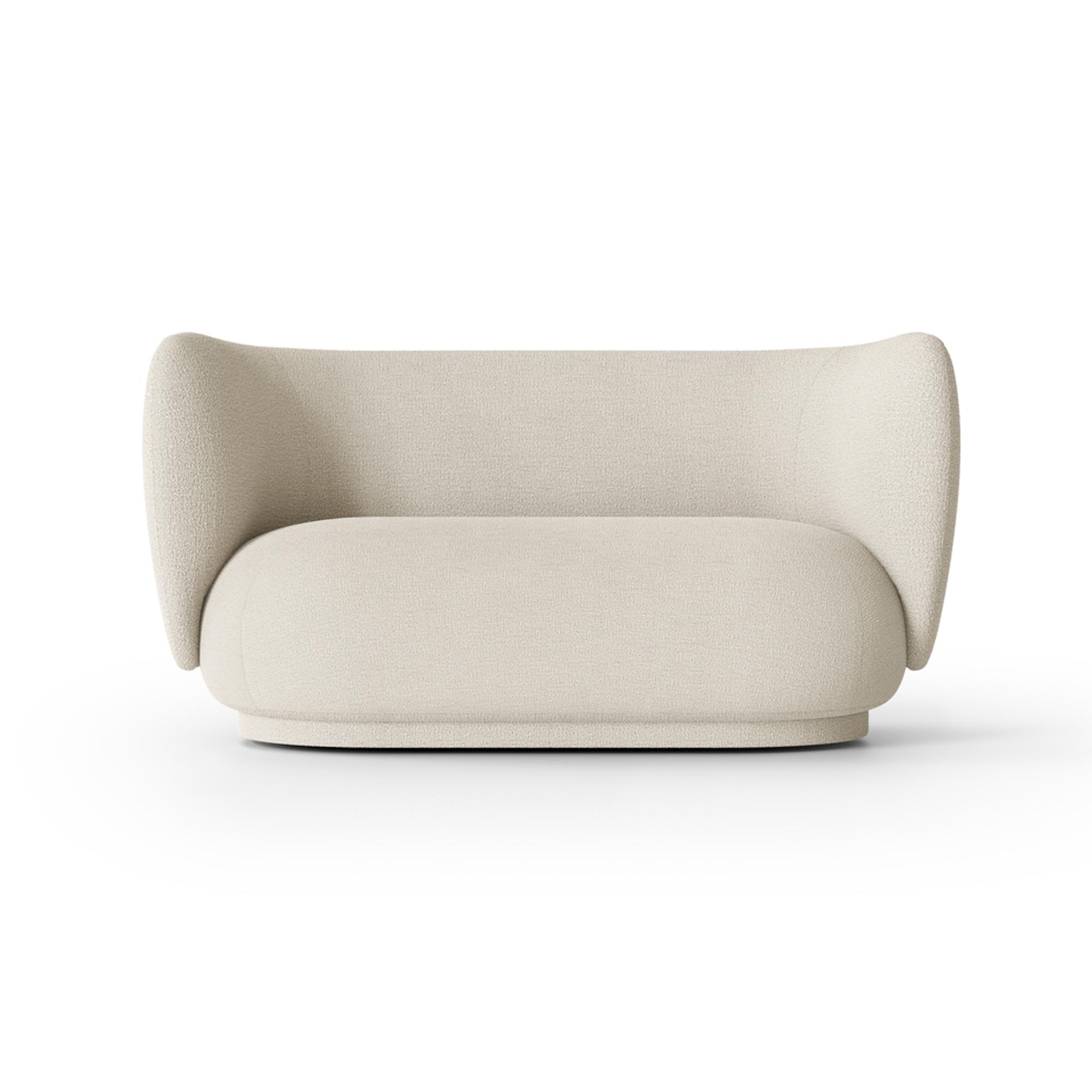 Ferm Living Rico Sofa 2 Seater Boucle Off-white