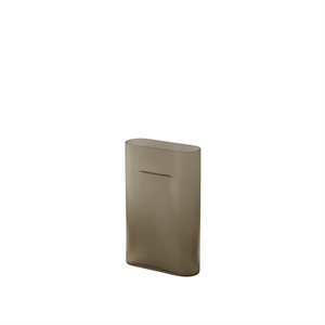 Muuto Ridge Vase H35 Taupe/ Frosted Glass