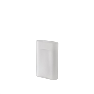 Muuto Ridge Vase H35 White/ Frosted Glass