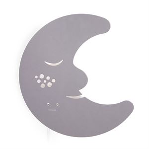roommate Moon Silhouette Wall lamp Grey