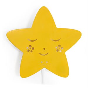 roommate Star Silhouette Wall lamp Yellow