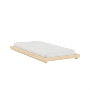 Karup Dock Bed Frame 90x200 Clear Lacquered Pine