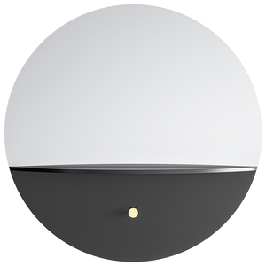 Department Pie B Wall Mirror 80 Black