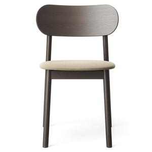 Decotique Elephant Dining Chair Dark Oak/ Beige Velvet