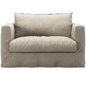 Decotique Cover For Le Grand Air Nou Love Seat Linen Natural Blonde