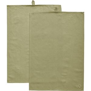 Decotique Sienna Tea Towel 50x70 Set of 2 Green