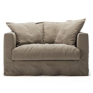 Decotique Le Grand Air Love Seat Armchair Savage Linen