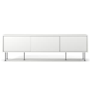 Decotique Vogue TV Bench With Legs 180 White/ Black