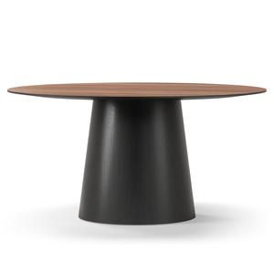 Decotique Social Dining Table 150 Walnut/ Black/ Oak