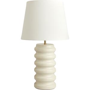 Decotique Swirl Table Lamp Oatmeal