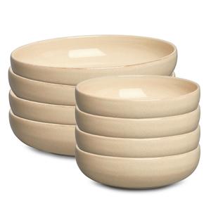 Decotique BON Bowls Starter Set Bowls Set of 8 Beige