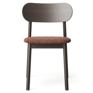 Decotique Elephant Dining Chair Dark Oak/Rust Bouclé