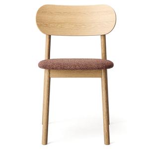 Decotique Elephant Dining Chair Natural Oak/Anthracite Bouclé