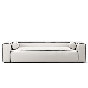 Decotique Gar 3-Seater Sofa Steam/ White/ Graphite Grey