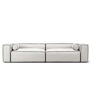 Decotique Grand Hue 4-Seater Sofa Steam/ White/ Graphite Grey