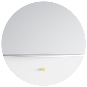 Department Pie B Wall Mirror 80 White