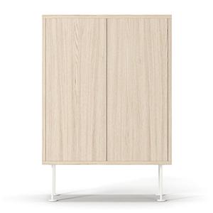 Decotique Vogue 64 Cabinet White Pigmented Oak/ White