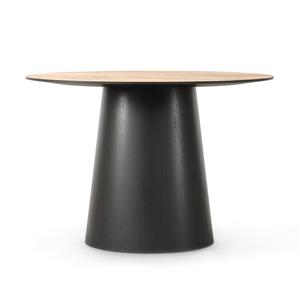 Decotique Social Dining Table 150 Black/Oak/Natural/Oak