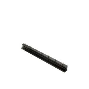 Fritz Hansen Skagerak Collection Cutter Coat Rack 100 cm Black Oak/Stainless Steel