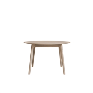 Ro Collection Salon Extendable Table Ø120 Soap-treated oak