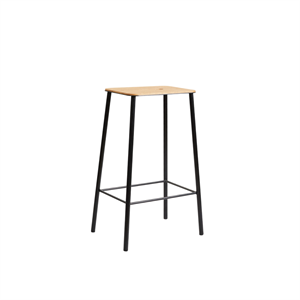 Frama Adam Stool H65 Black/ Oak