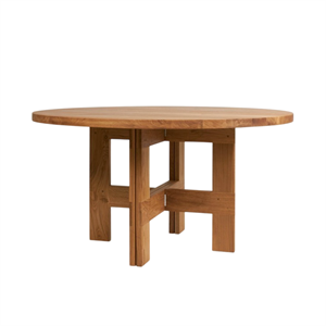 Frama Farmhouse Trestle Dining Table Ø140 Natural Oak