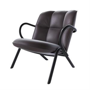 TON Cissy Armchair Low Black/Prescott 289 Root