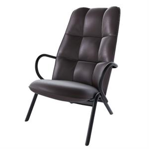 TON Cissy Armchair High Black/Prescott 289 Root