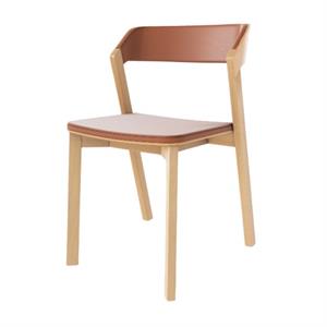 TON Merano Dining Chair With Upholstered Seat & Back Natural/Prescott 223