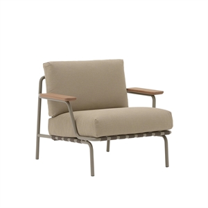 Muuto Settle Outdoor Armchair Ribbed Weave 5/Taupe