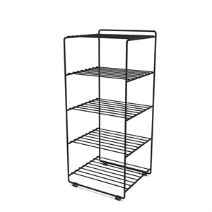 Maze Shoescraper Shoe Rack Black