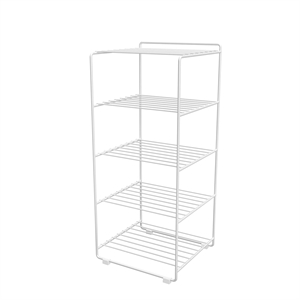 Maze Shoescraper Shoe Rack White