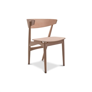Sibast Furniture No 7 Dining Chair White Pigmented Lacquered Beech