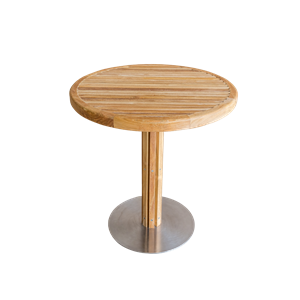 Sibast Furniture RIB Cafe Table With Teak Top