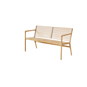 Sibast Furniture RIB 3-Person Garden Bench Teak