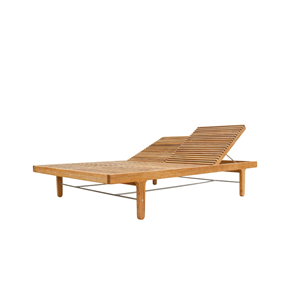 Sibast Furniture RIB Sunbed Double Teak