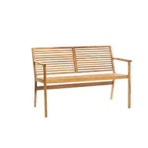 Sibast Furniture RIB 2.5-Person Garden Bench Teak