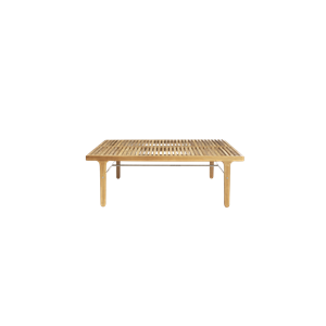 Sibast Furniture RIB Outdoor Coffee Table Square Teak