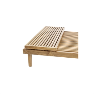 Sibast Furniture RIB Top Table For Ottoman Teak