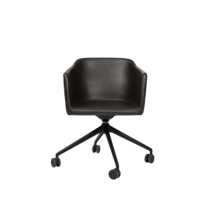 Bent Hansen Since Chair w. Wheels Black/ Black