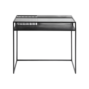 Muubs Denver Desk Black with Black Glass