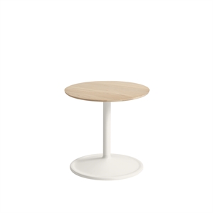 Muuto Soft Coffee Table Oak/Off-white Ø41 H40