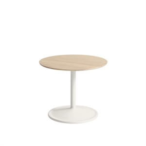 Muuto Soft Coffee Table Oak/Off-white Ø48 H40