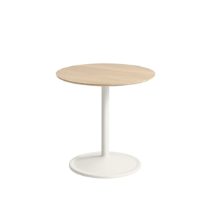 Muuto Soft Coffee Table Oak/Off-white Ø48 H48