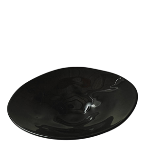 Louise Roe SR Vintage Glass Tray Black