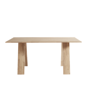 Muubs Angle Dining Table Oak Natural/white Oiled