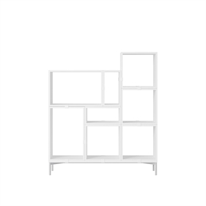 Muuto Stacked Bookcase Configuration 5 White