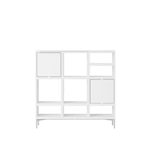 Muuto Stacked Hallway Shelf Configuration 3 White