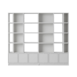 Muuto Stacked Office Shelving Configuration 1 Gray